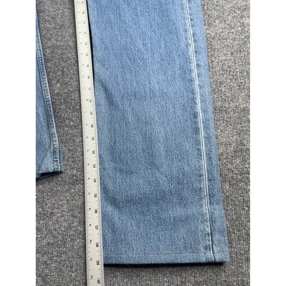 Levi's 501‎ Jeans Mens W34 L34 Blue Straight Leg Button Fly Made in UK Vintage